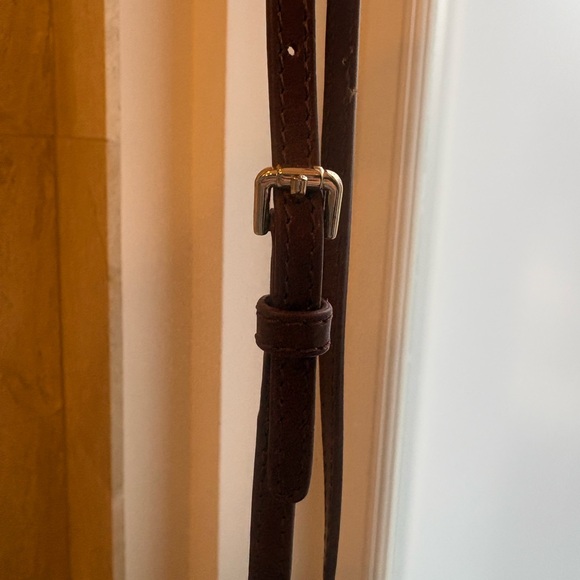 A.P.C. Tan Leather Jamie Neck Crossbody Bag - Picture 12 of 16